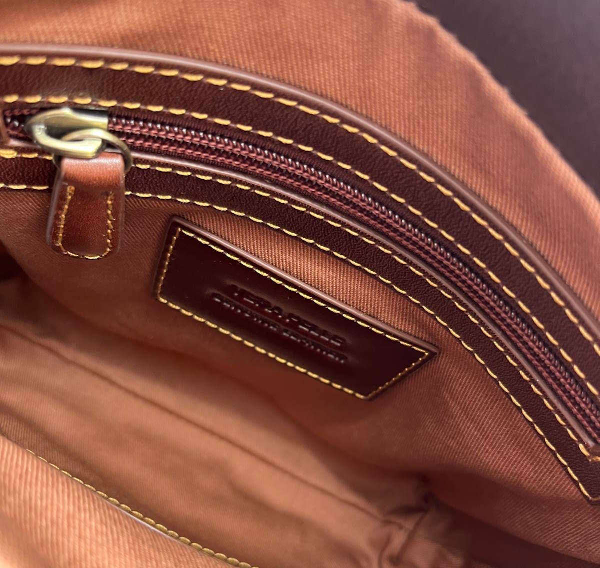 Buffered leather shoulder bag, for men, art. TA4808 | Made in Italy