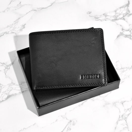 Men's Italian Leather Bi-Fold Wallet | Made in Italy