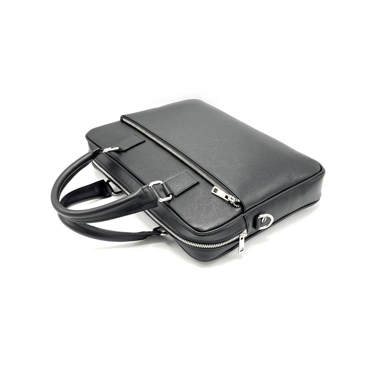 Saffiano leather office bag for men | Made in Italy
