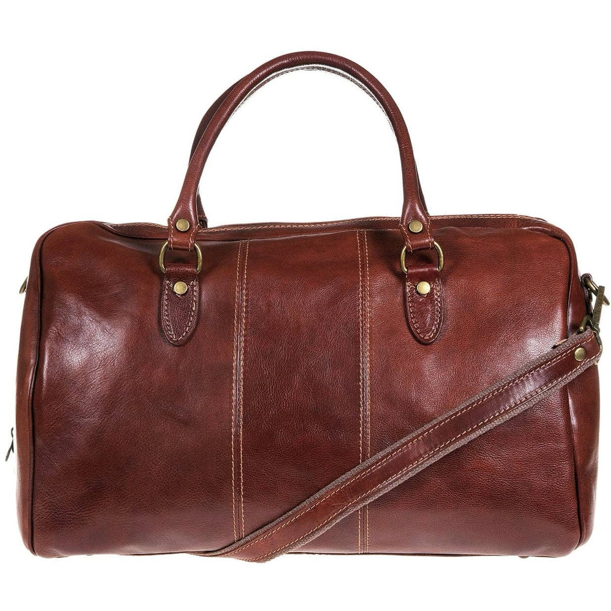 Modarno Leather Travel Duffel for Men and Women | Made in Tuscany