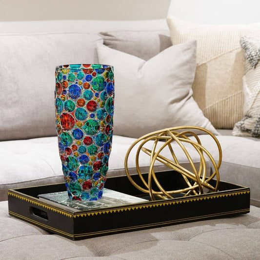 Lisboa Grande Vase, Hand-Painted Crystal | Made in Venice