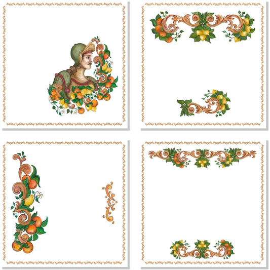 Medoro Linen Napkins, Set of 4 | Made in Sicily