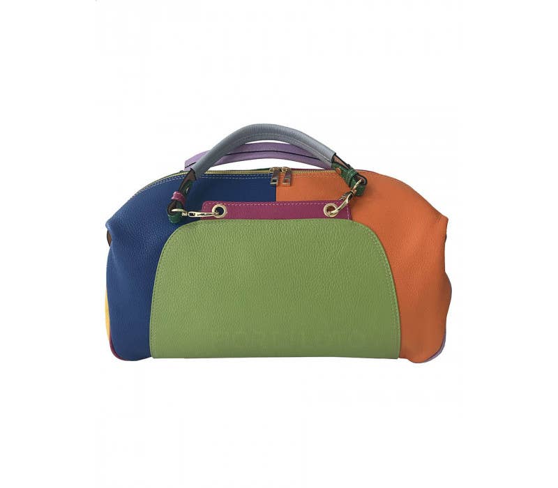 Monica Italian Leather Overnight Bag | Made in Tuscany