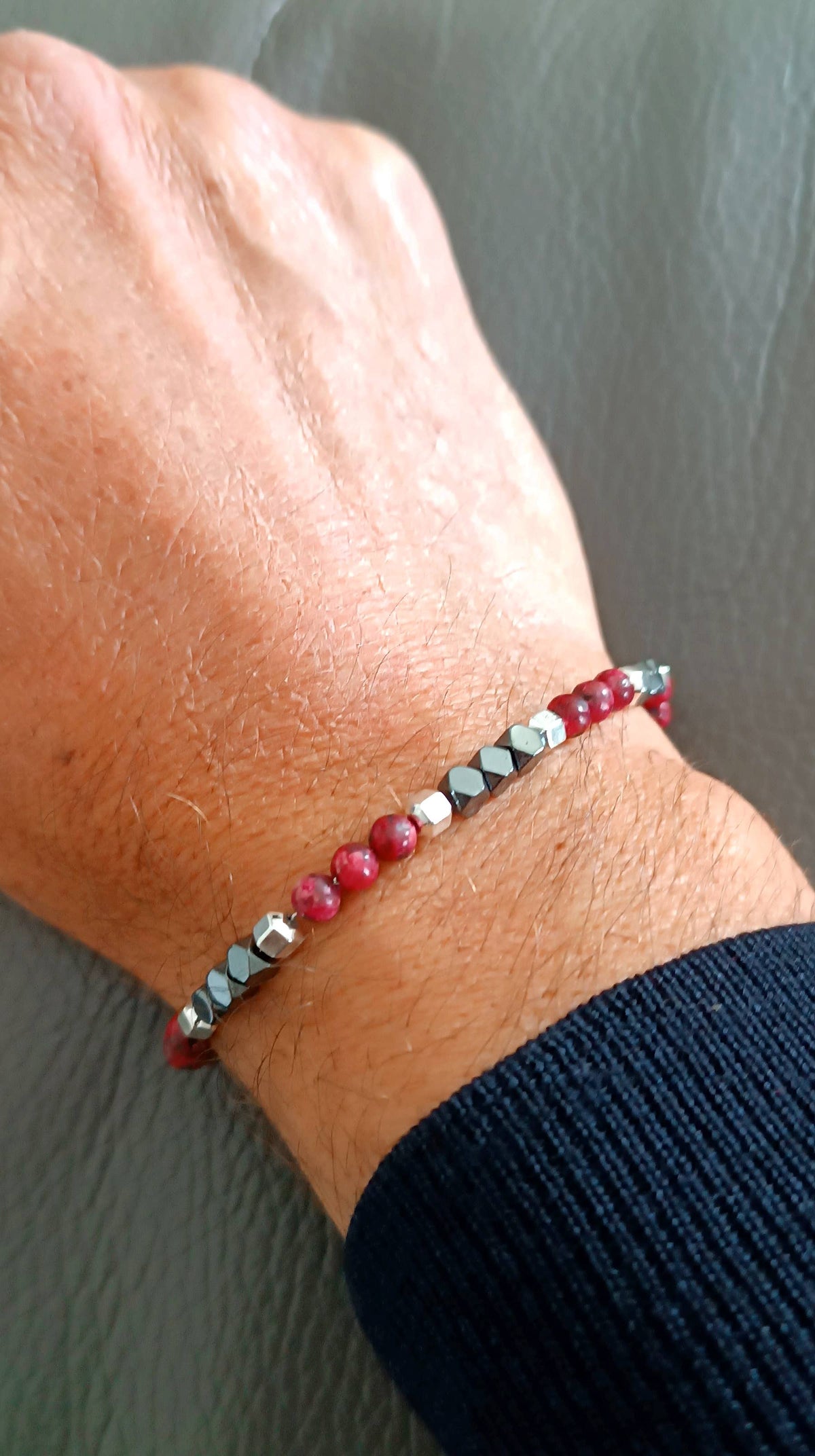 Taormina Stone and Steel Bracelet | Made in Lazio