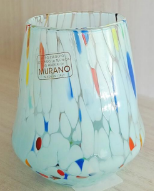Murano Glass Stemless Wine - Assorted Color Opt | Made in Veneto