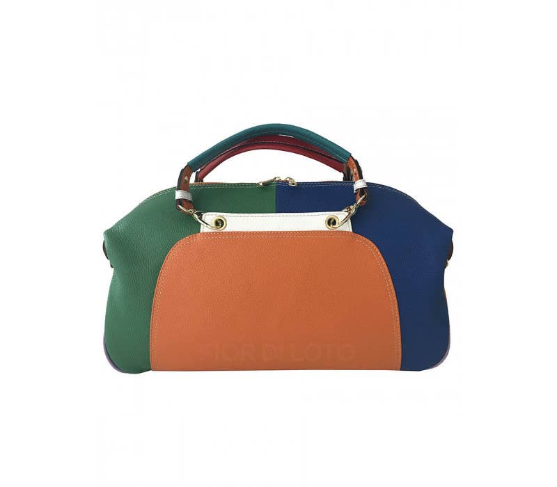 Monica Italian Leather Overnight Bag | Made in Tuscany