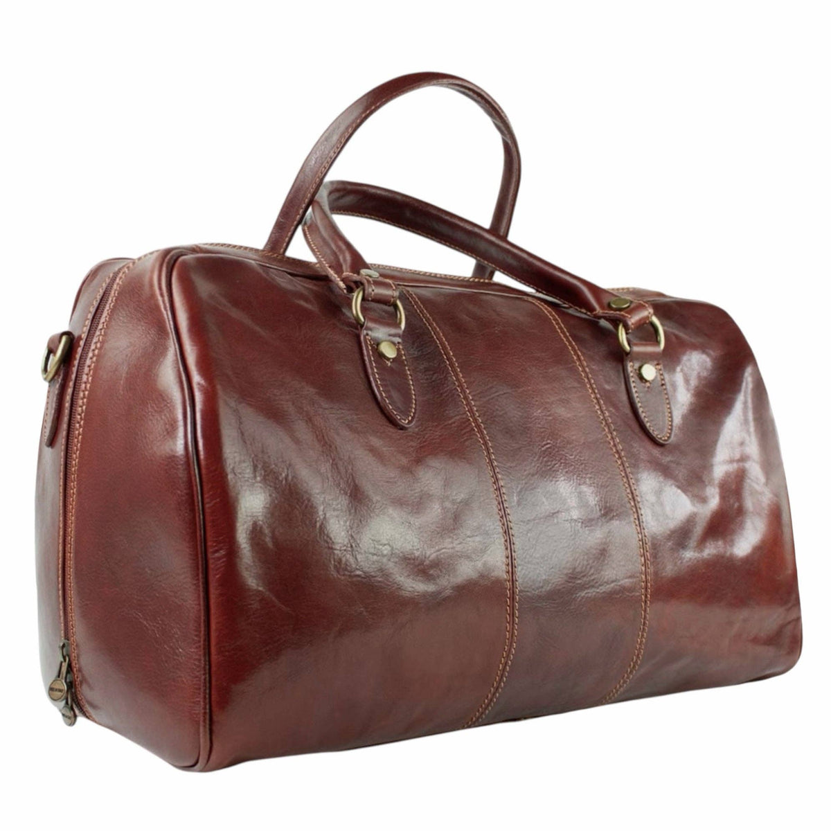 Modarno Leather Travel Duffel for Men and Women | Made in Tuscany