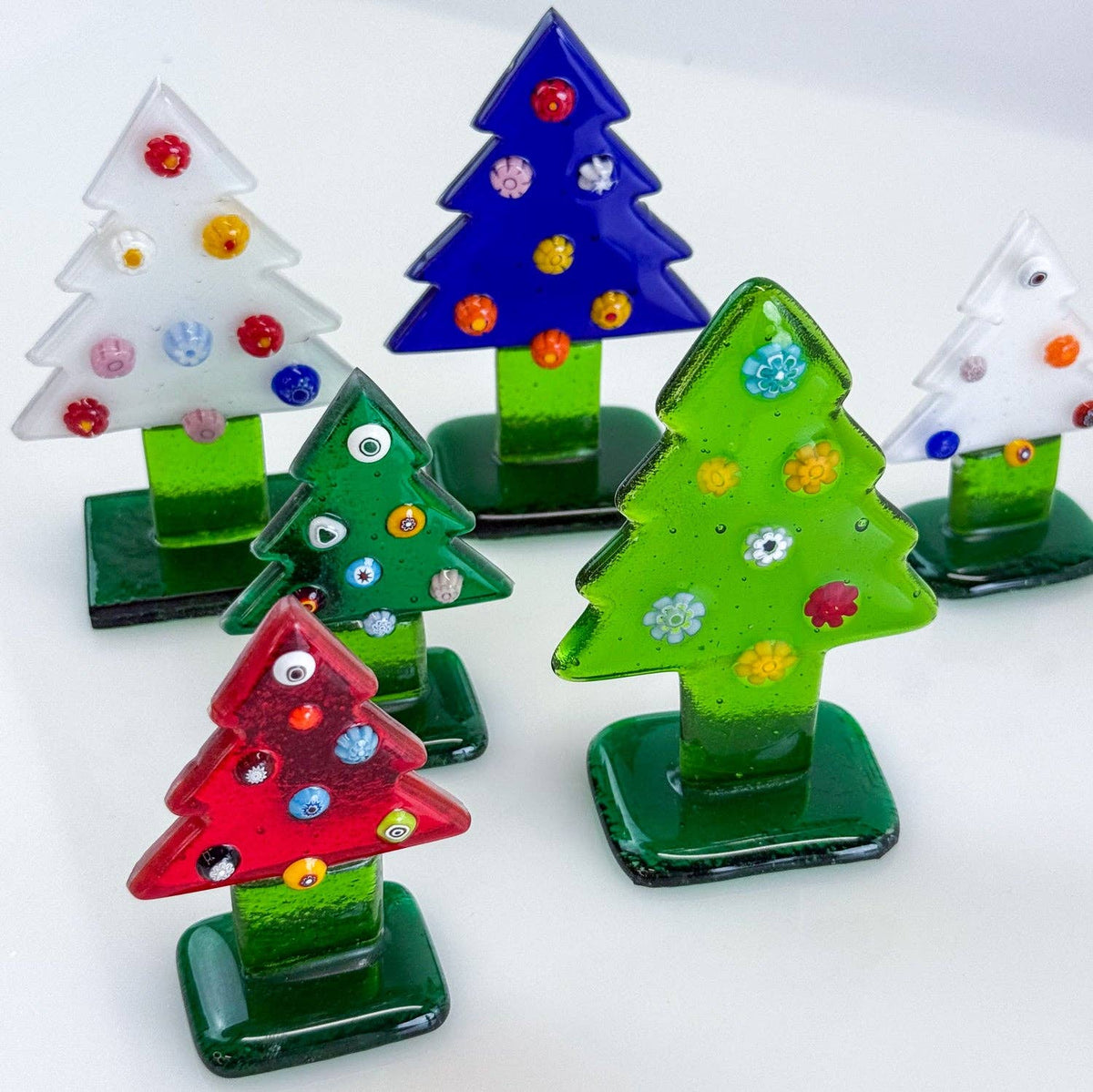 Millefiori Christmas Tree – Murano Glass Holiday Decor | Made in Venice