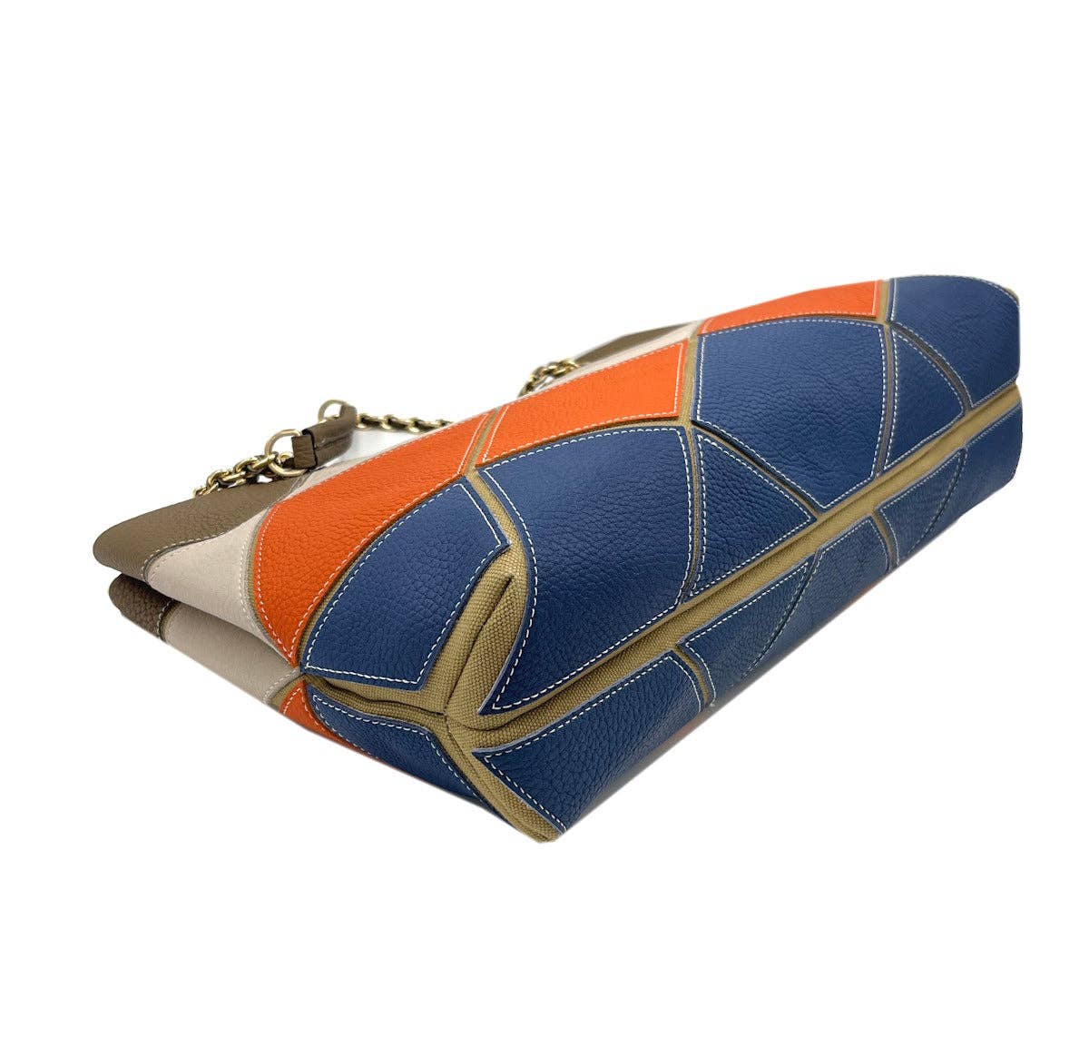 Genuine Leather Chain Bag, Big Size | Made in Tuscany