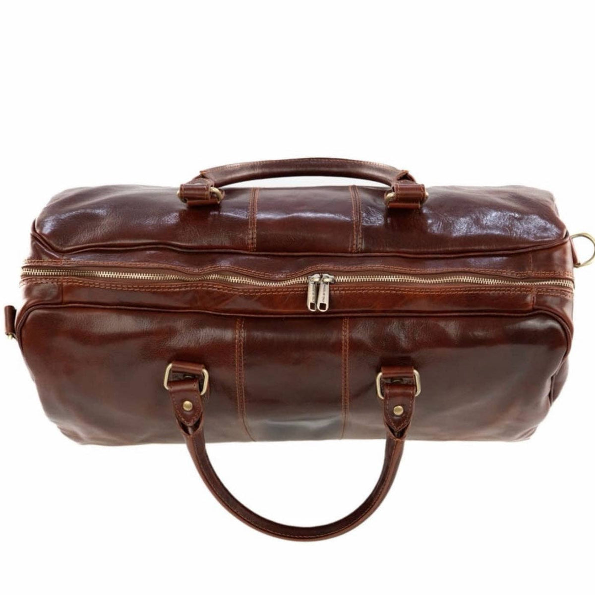 Modarno Leather Travel Duffel for Men and Women | Made in Tuscany