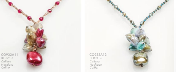 Berry Murano Glass Jewelry Collection Antica Murrina - 2 Colors | Made in Venice