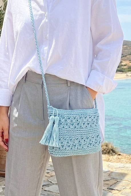 Italian Crossbody Bag 7.5" JIJOU CAPRI | Made in Campania