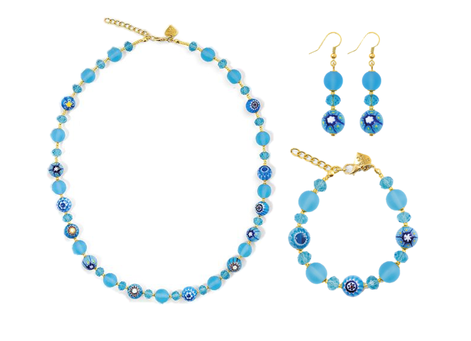 Collezione Gioielli Turchese Millefiori Mania | Made in Venice