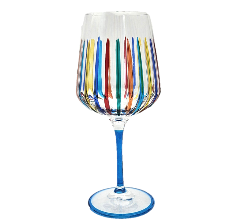 Timeless Multi Spritz Glass - Venetian Glass | Made in Venice
