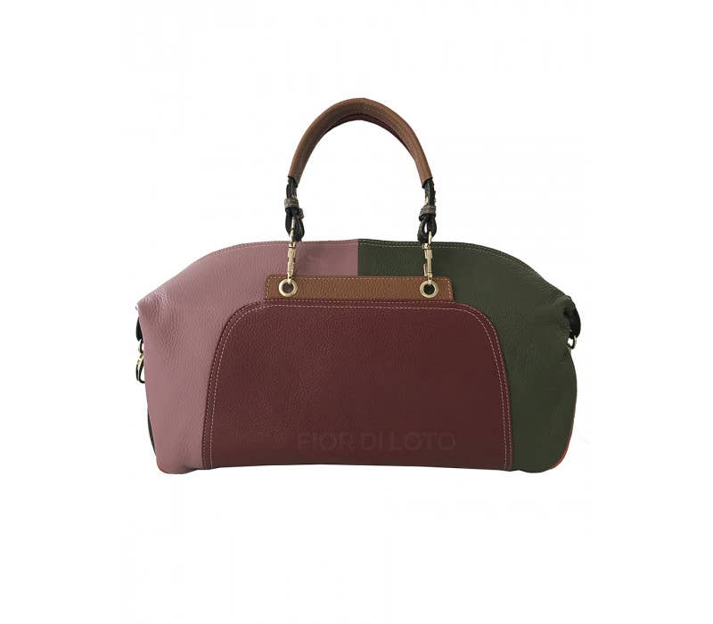 Monica Italian Leather Overnight Bag | Made in Tuscany