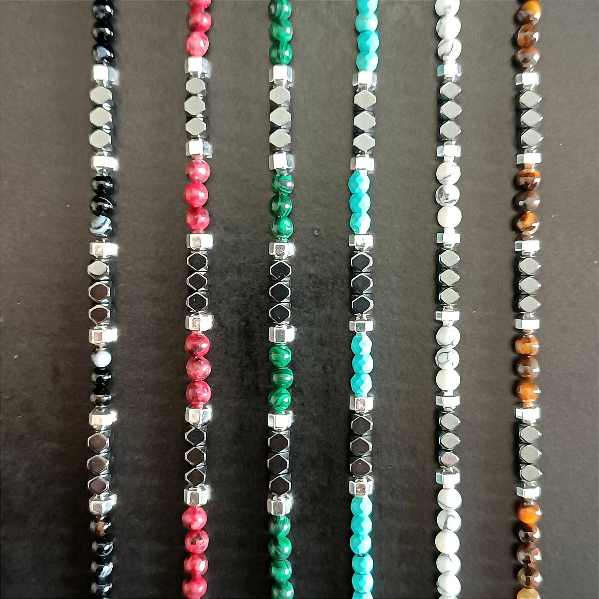 Taormina Stone and Steel Bracelet | Made in Lazio