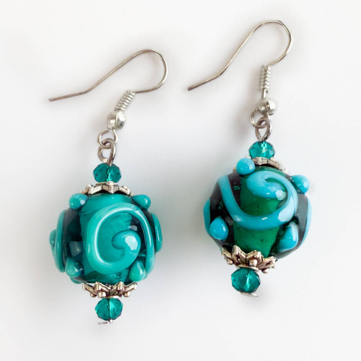 Big Beaded Earrings – Murano Glass | Made in Venice