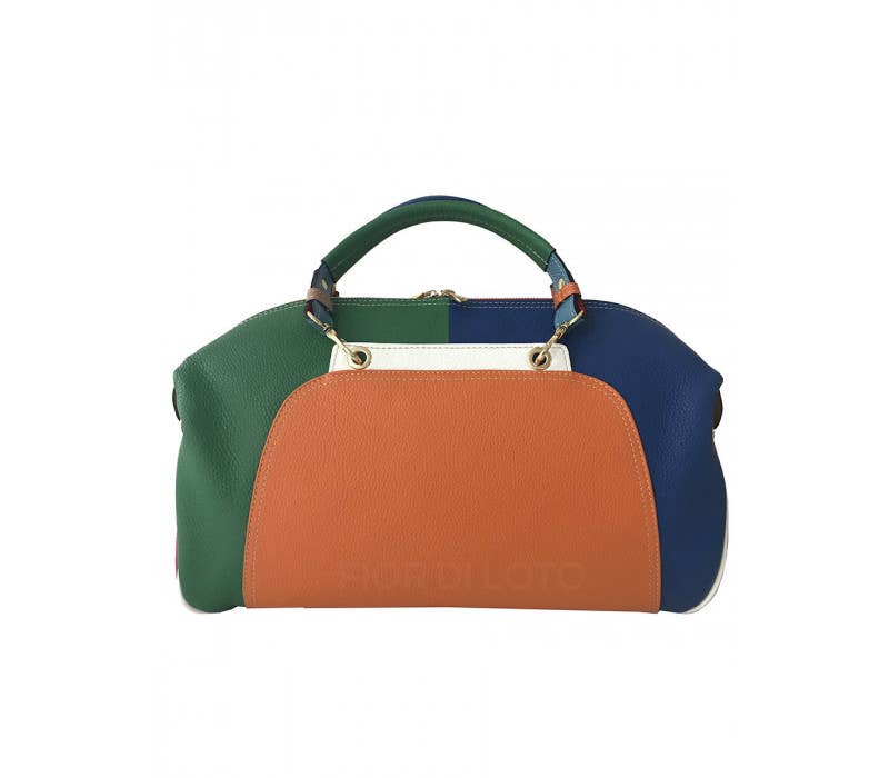 Monica Italian Leather Overnight Bag | Made in Tuscany