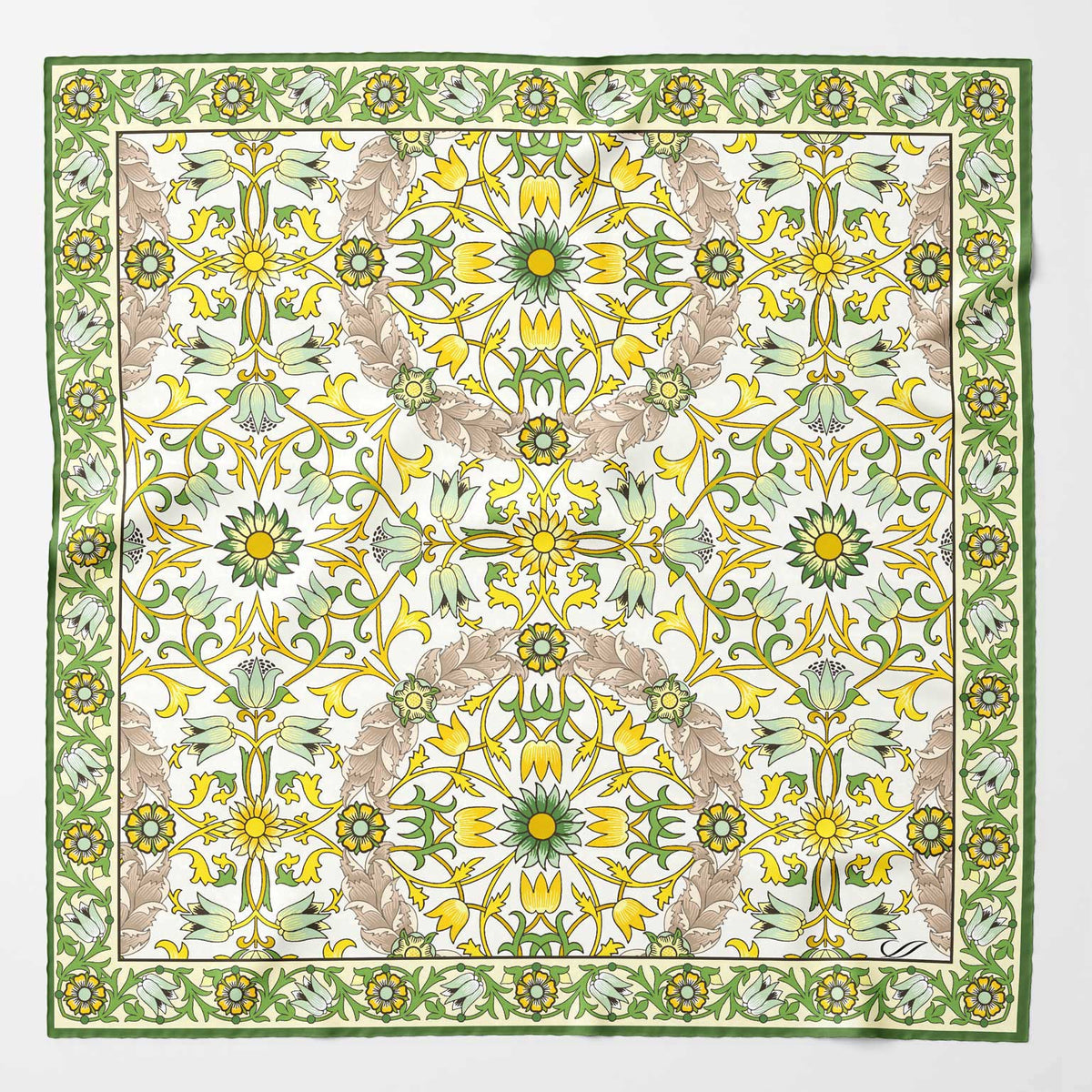 Silk Pocket Square - Southern Italy Style | Made in Lombardy
