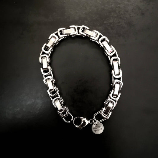Indestructible 316L Steel Bracelet, 19/20 cm | Made in Lazio