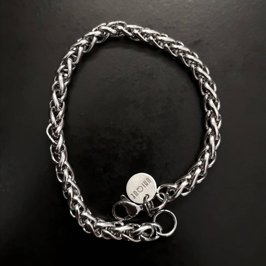 Indestructible 316L Steel Bracelet, 19/20 cm | Made in Lazio