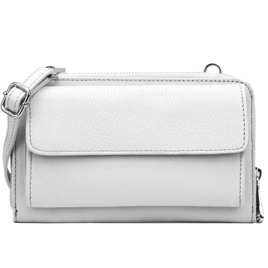Multifunctional Genuine Leather Wallet, suitable for mobile phones | Made in Tuscany
