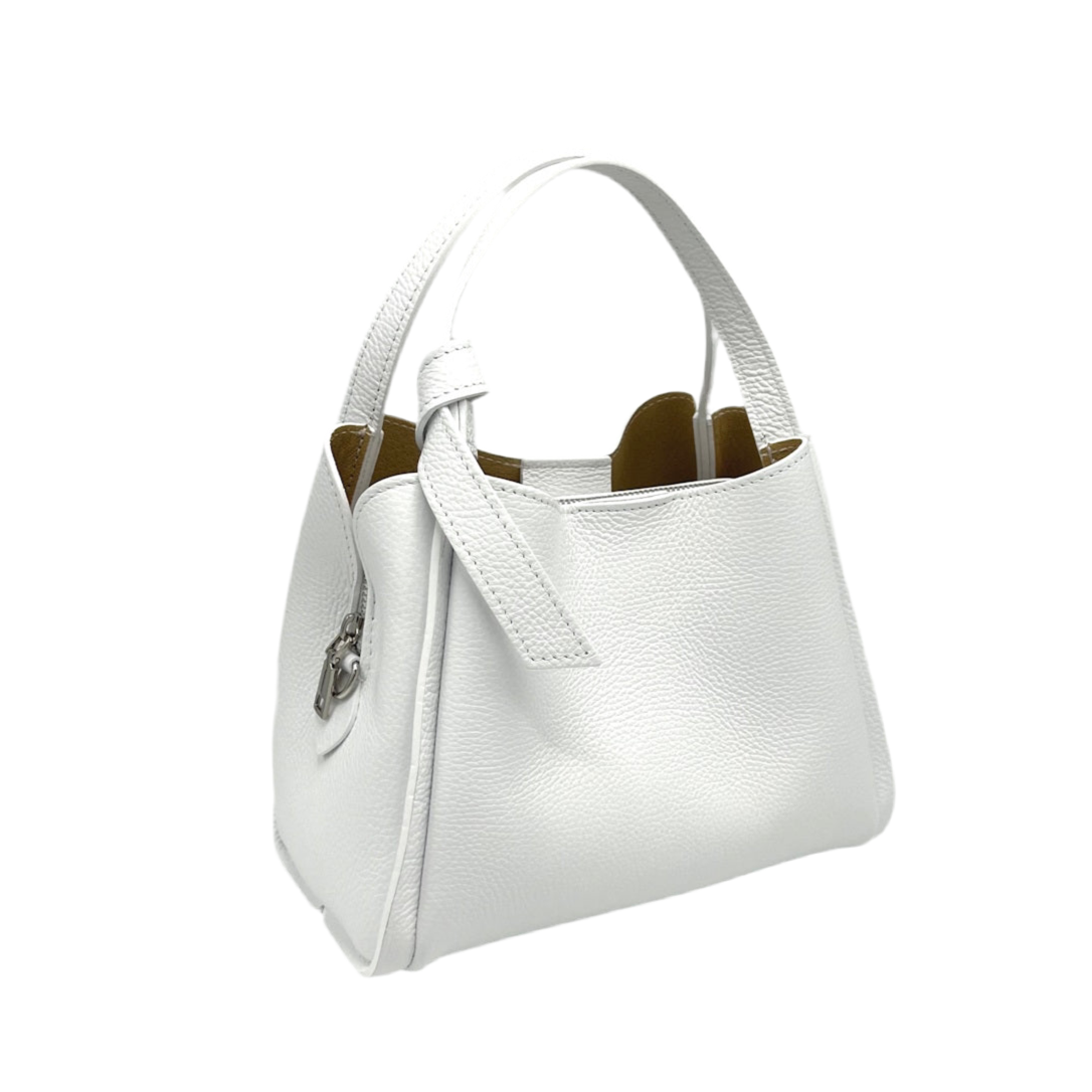 Genuine Leather Handbag, Medium | Made in Tuscany