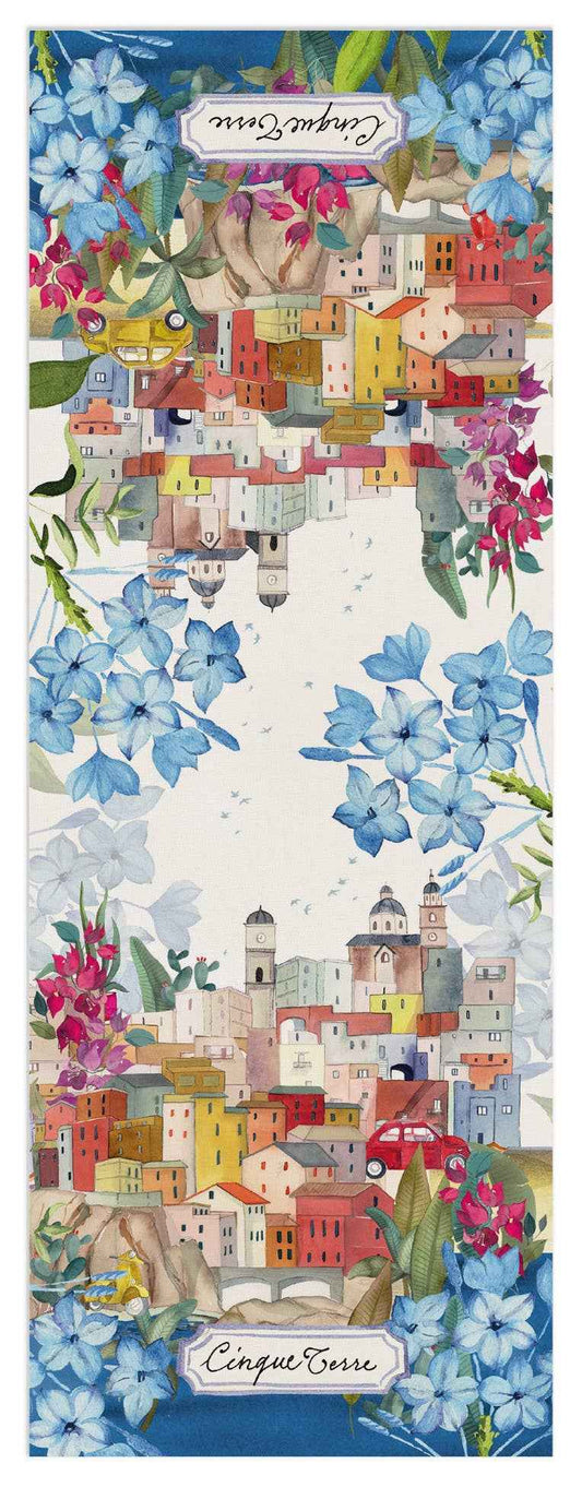 Cinque Terre Linen Table Runner | Made in Sicily