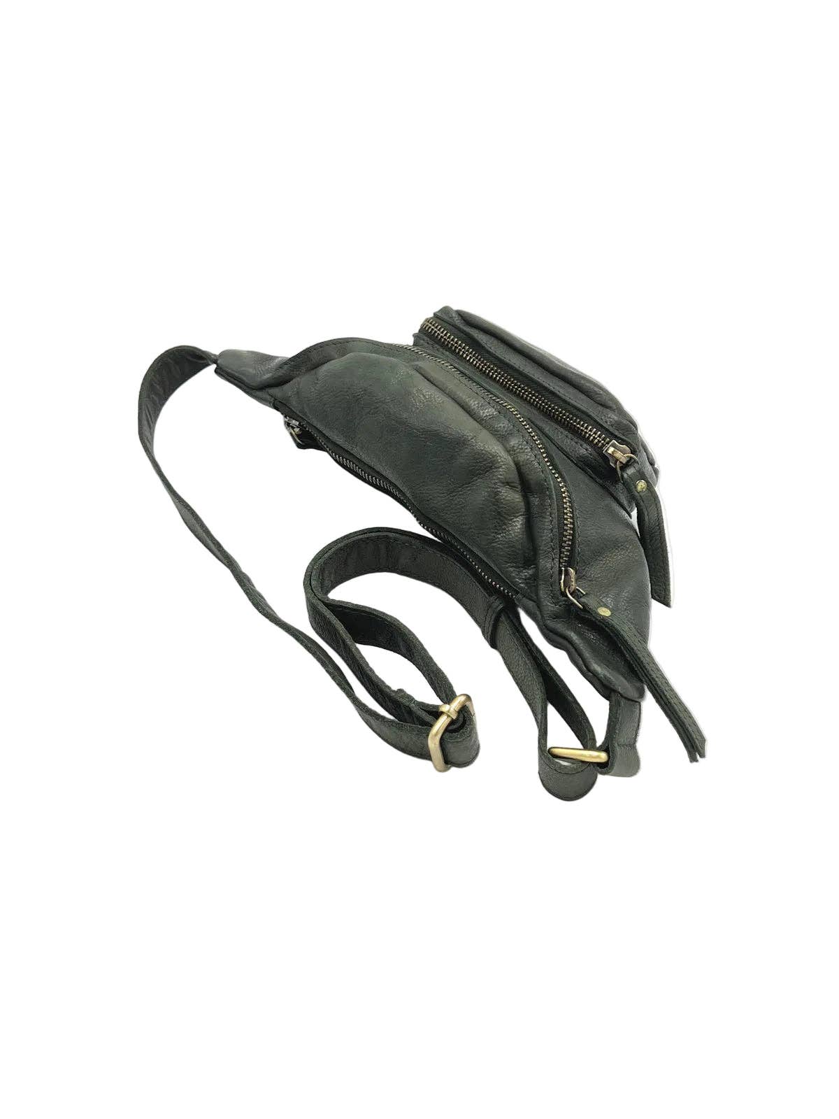 Vintage Leather Belt Bag | Made in Italy
