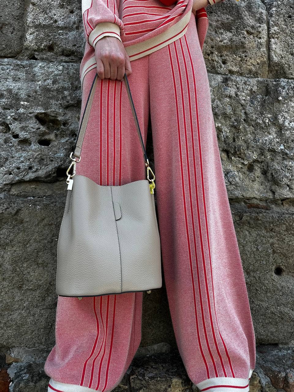 Serge Italian Leather Bucket Bag JIJOU CAPRI | Made in Campania