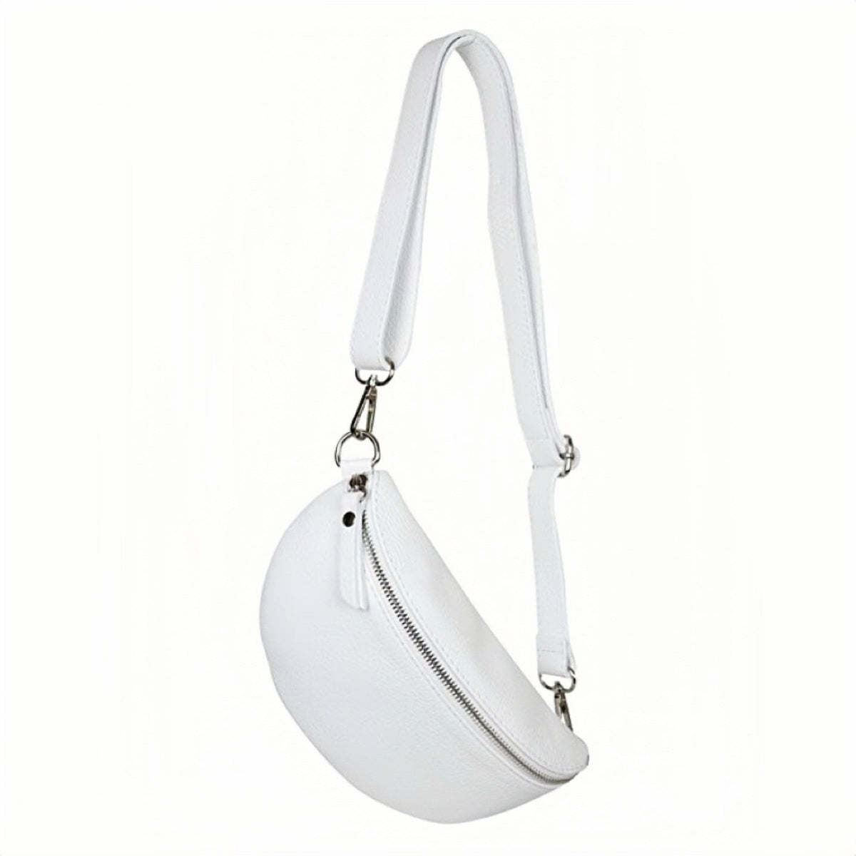 Modarno Unisex Waist Bag and Shoulder Bag in Genuine Leather 9.1" x 2.8" x 4.7" | Made in Italy