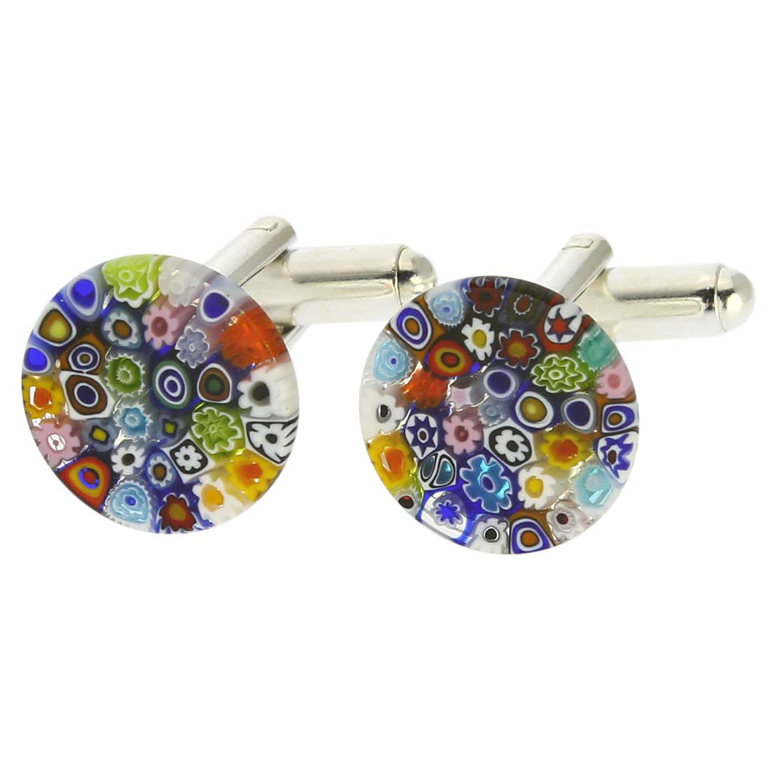 Millefiori Murano Glass Cufflinks | Made in Venice