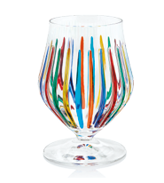 Timeless Cognac Calice Glass - Venetian Crystal | Made in Veneto