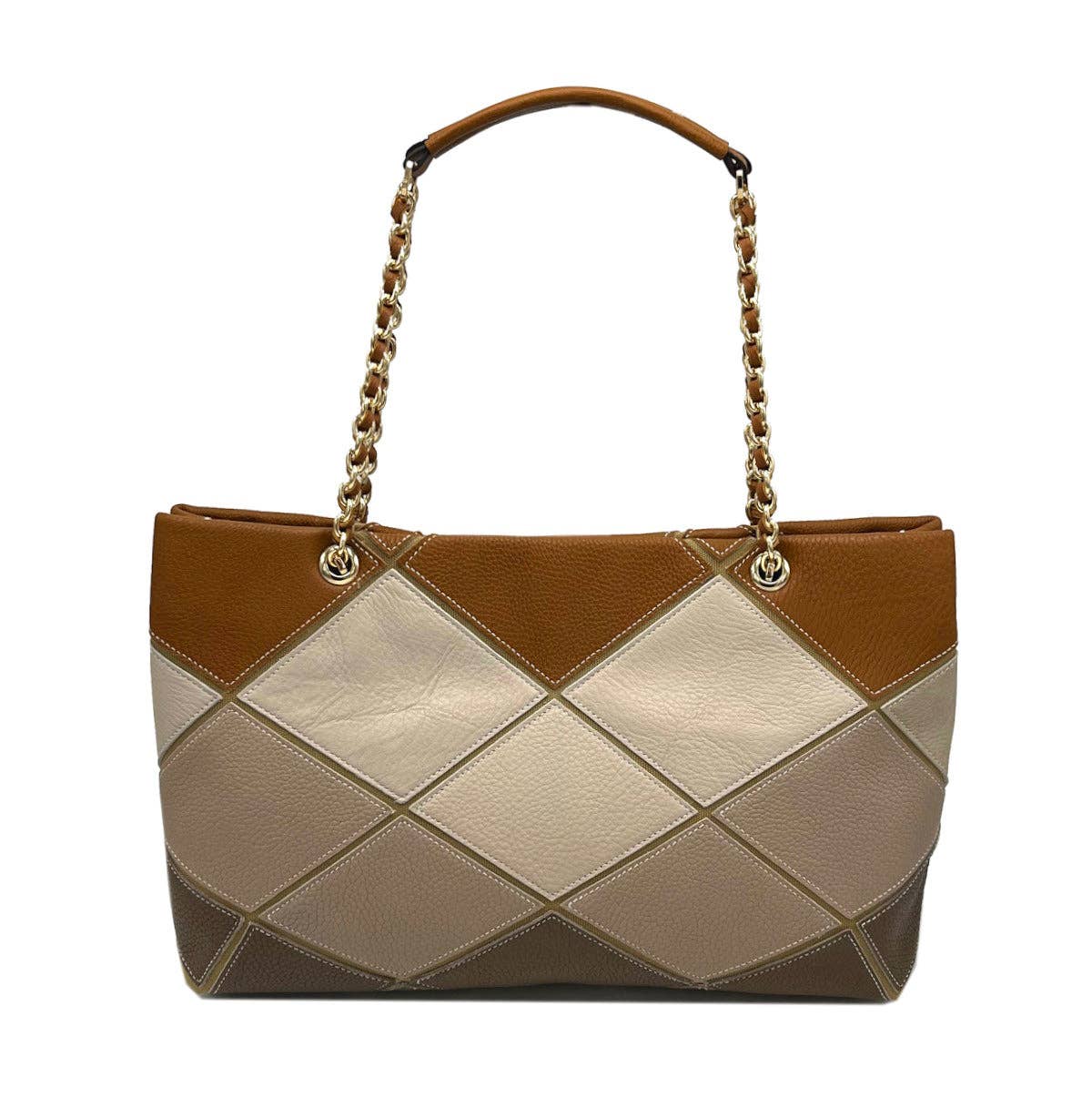 Genuine Leather Chain Bag, Big Size | Made in Tuscany