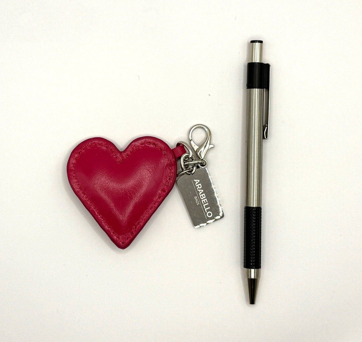 Pink Heart Keychain | Made in Tuscany