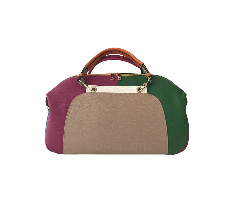 Monica Italian Leather Overnight Bag | Made in Tuscany