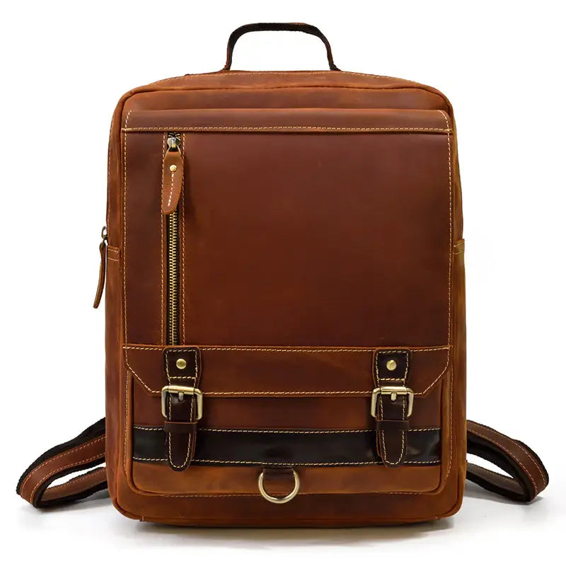 Zaino porta PC in vera pelle