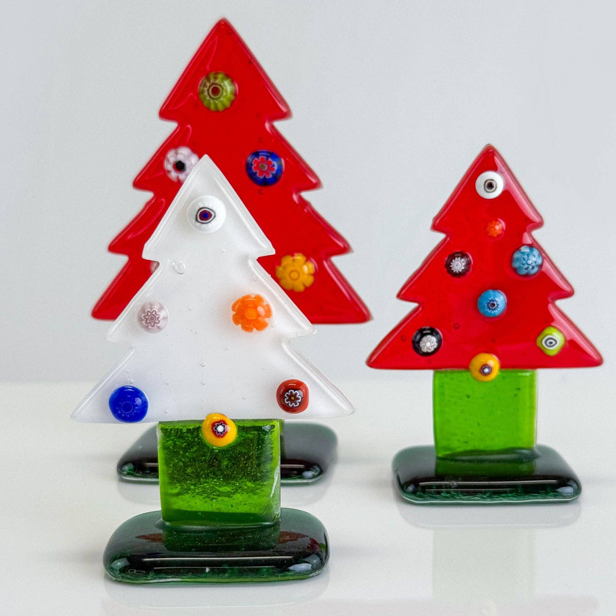 Millefiori Christmas Tree – Murano Glass Holiday Decor | Made in Venice