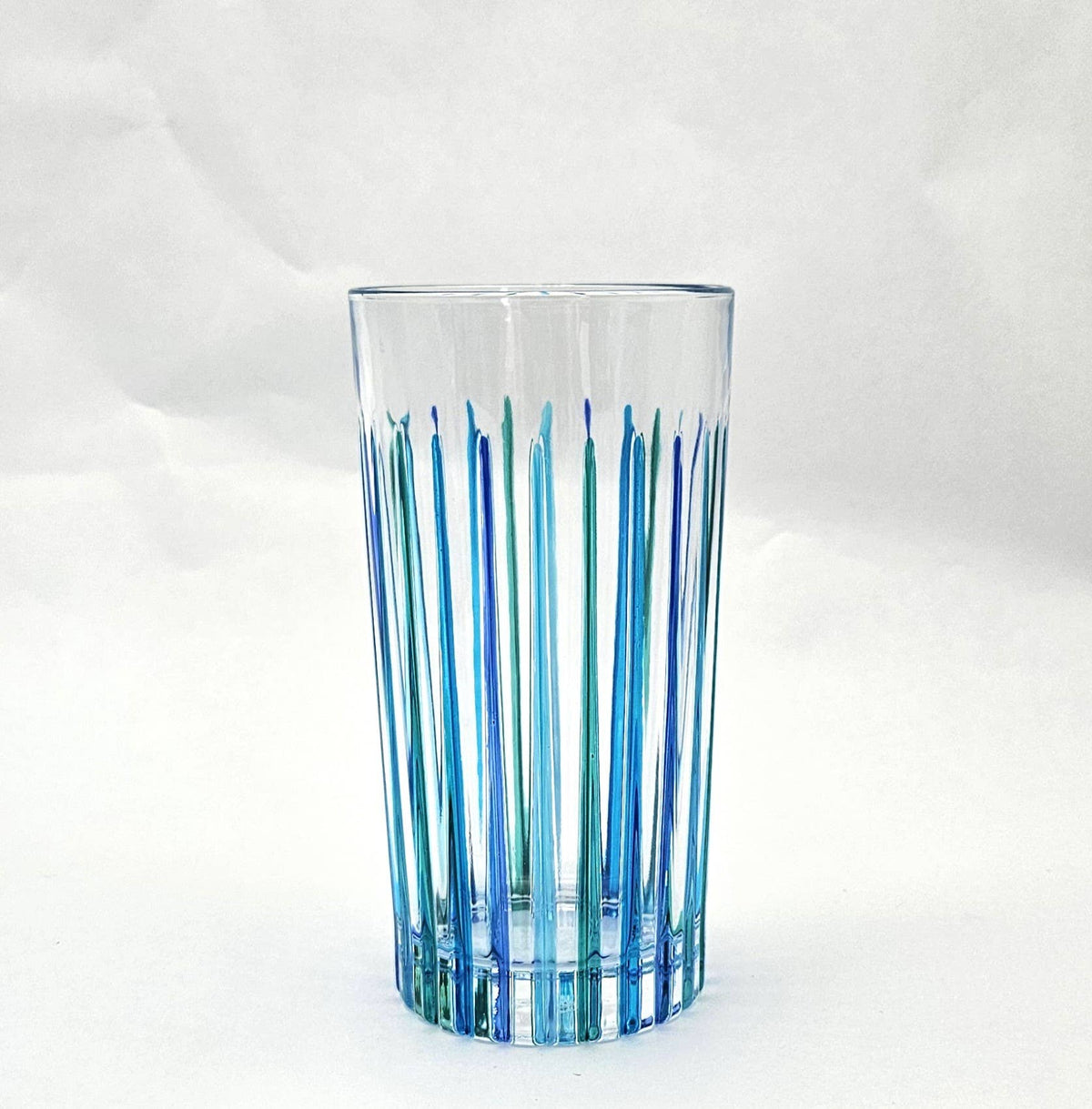 Timeless Aqua Tumbler Glass | Made in Veneto