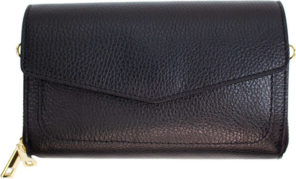 Italian Leather Wallet Crossbody | Made in Italy
