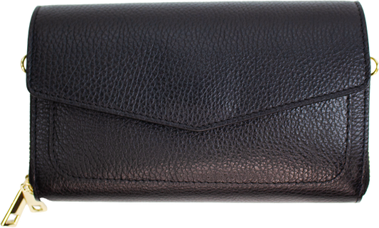 Italian Leather Wallet Crossbody | Made in Italy