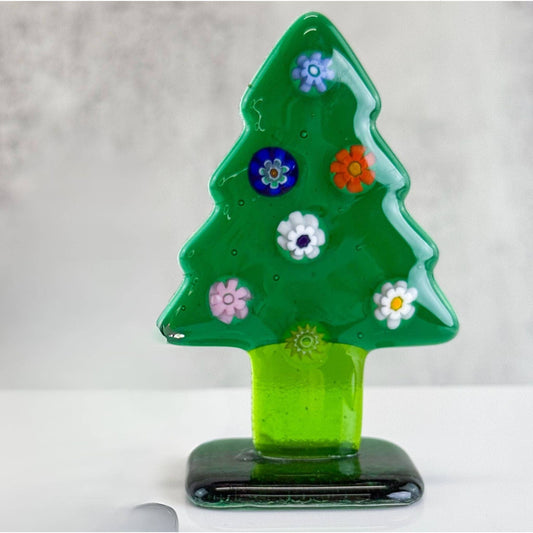 Millefiori Christmas Tree – Murano Glass Holiday Decor | Made in Venice