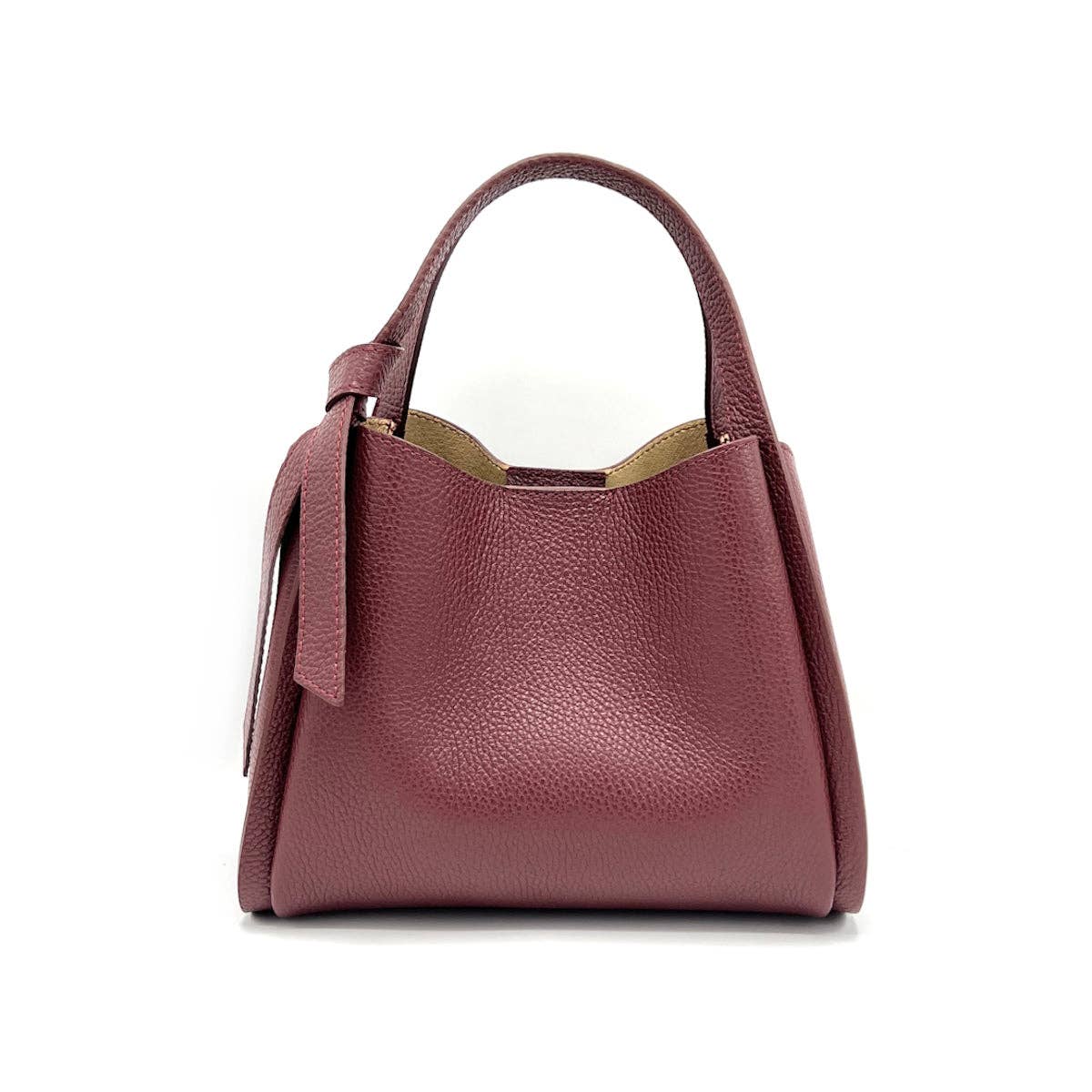 Genuine Leather Handbag, Medium | Made in Tuscany