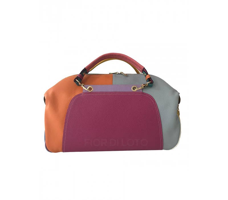 Monica Italian Leather Overnight Bag | Made in Tuscany