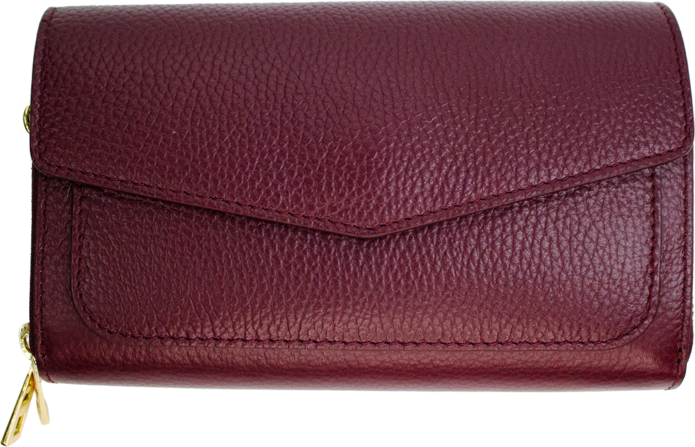 Italian Leather Wallet Crossbody | Made in Italy