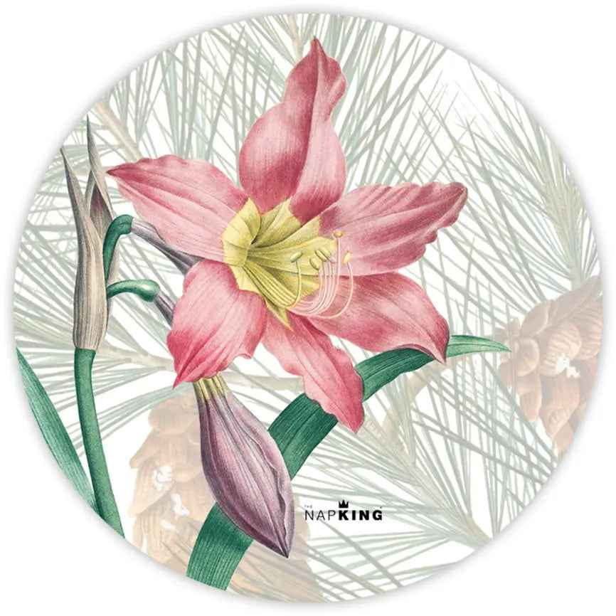 Set di 2 sottobicchieri Winter Garden - 100% Made in Italy, Legno e Sughero