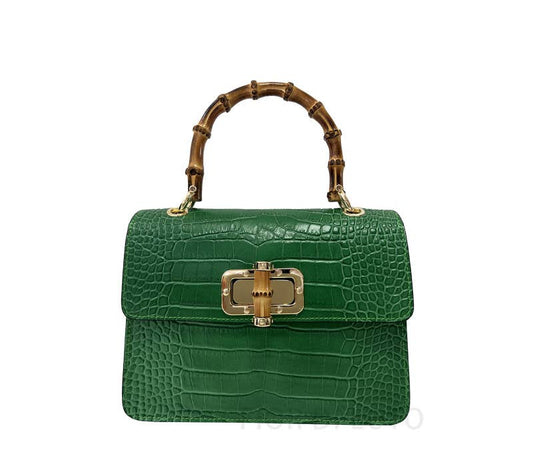Ines Italian Leather Hand Bag Purse | Made in Florence