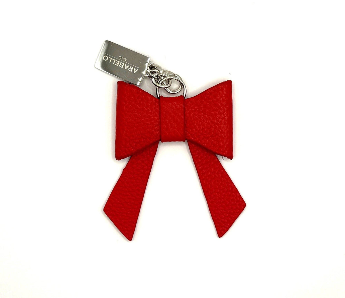 Portachiavi con fiocco rosso