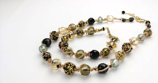 Claudette Murano Glass Jewelry Collection- Assorted Colors | Made in Veneto