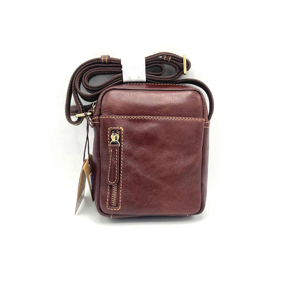 Genuine Leather shoulder bag, for men, small size, art. TA4811 | Made in Italy
